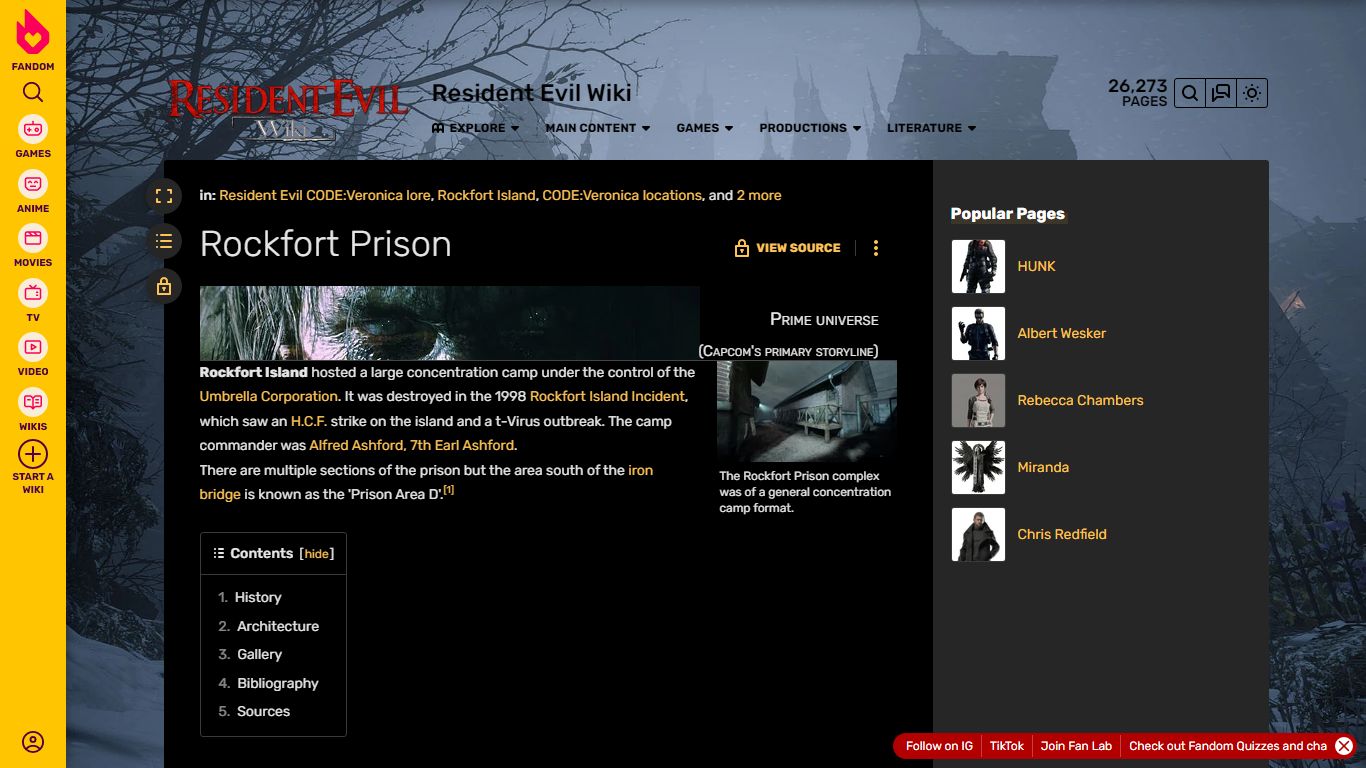 Rockfort Prison | Resident Evil Wiki | Fandom